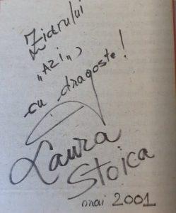 Autograf Laura Stoica